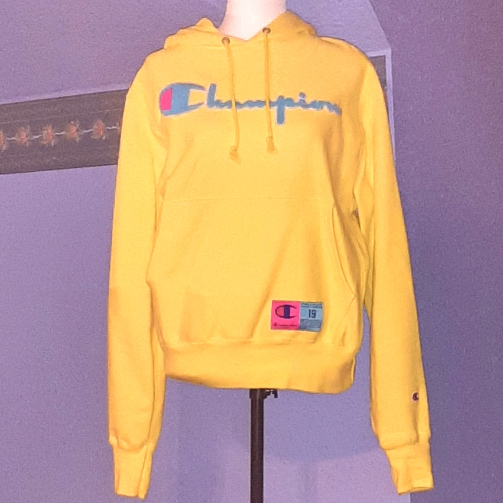 Champion Yellow Hoodie